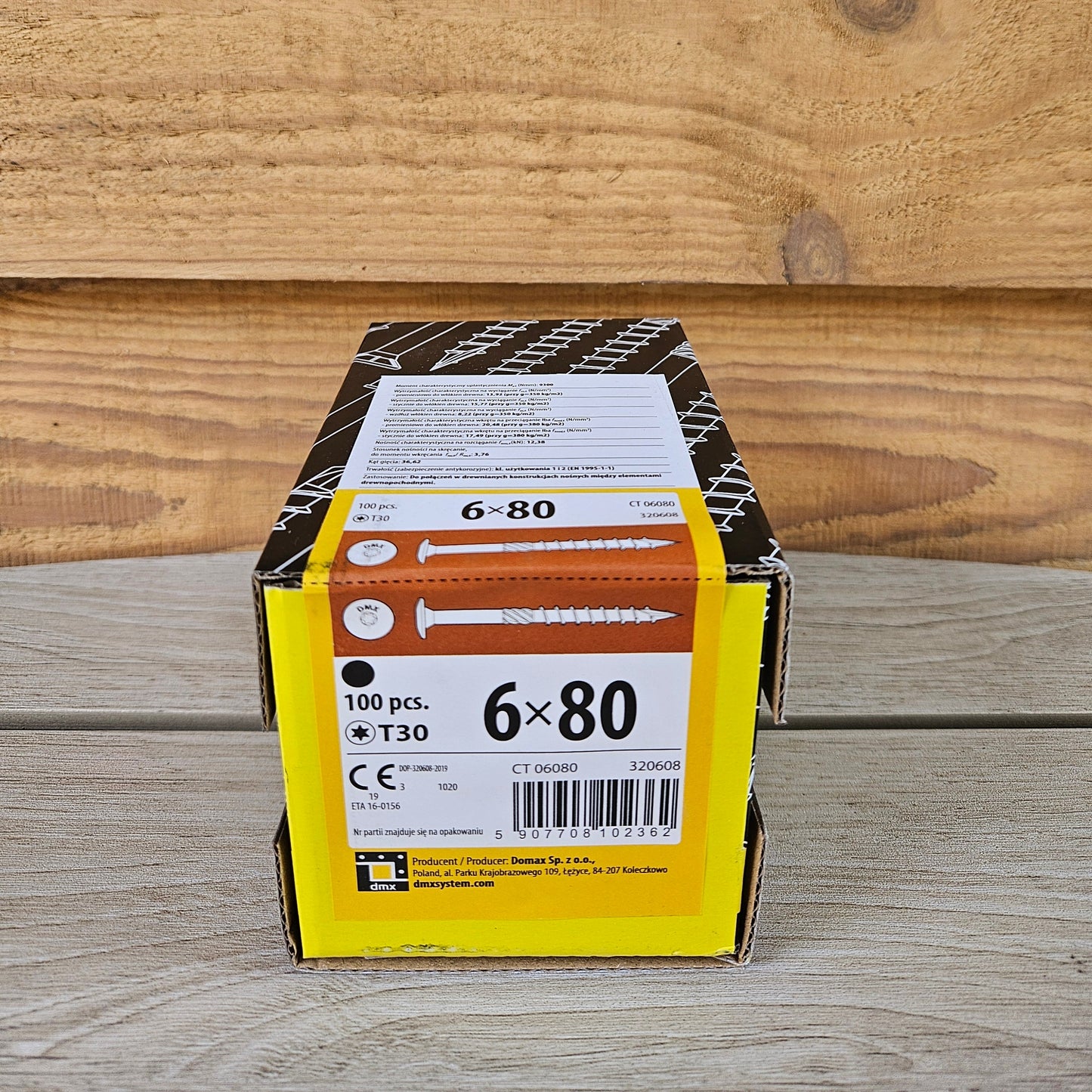 Houtschroeven DOMAX CT 6mm