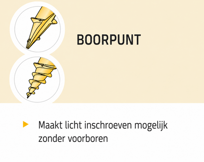 Houtschroeven DOMAX CT 5mm